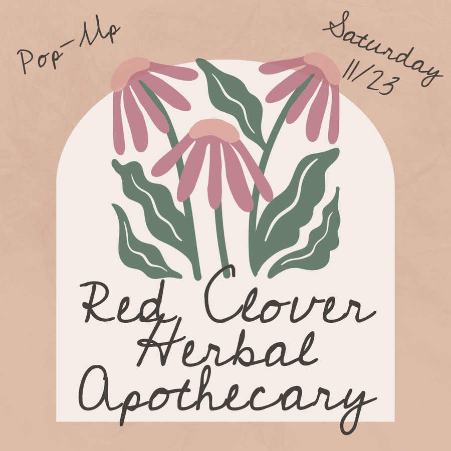 Red Clover Herbal Apothecary Pop-Up / Saturday, November 23rd