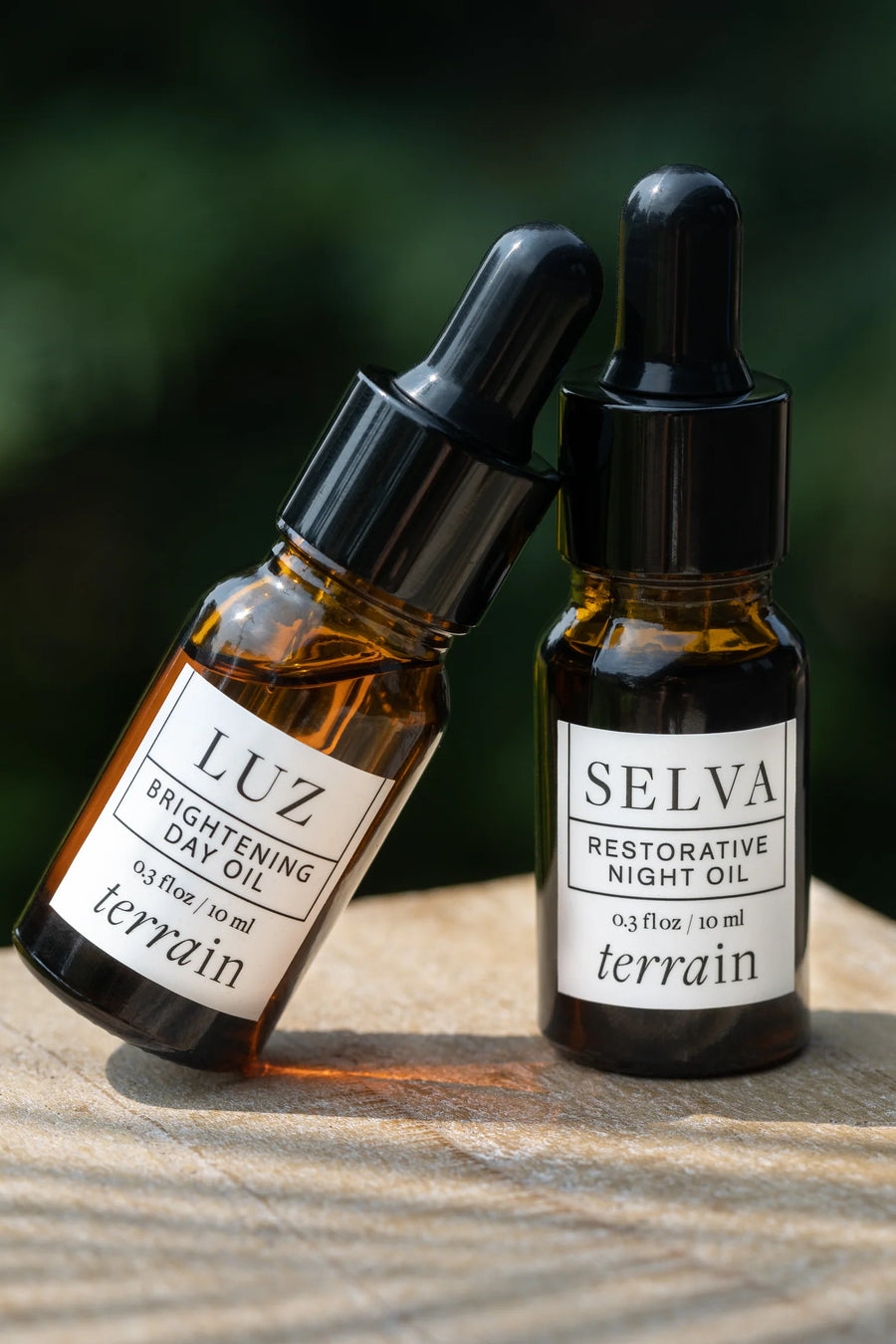 Face Oil Discovery Set LUZ and SELVA Mini Duo  - Terrain Brazilian Botanicals